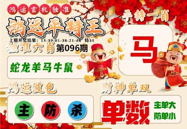 096期鸿运平特王[图]