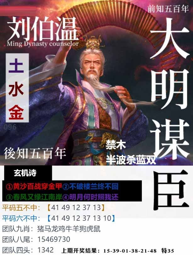 096期大明谋臣[图]